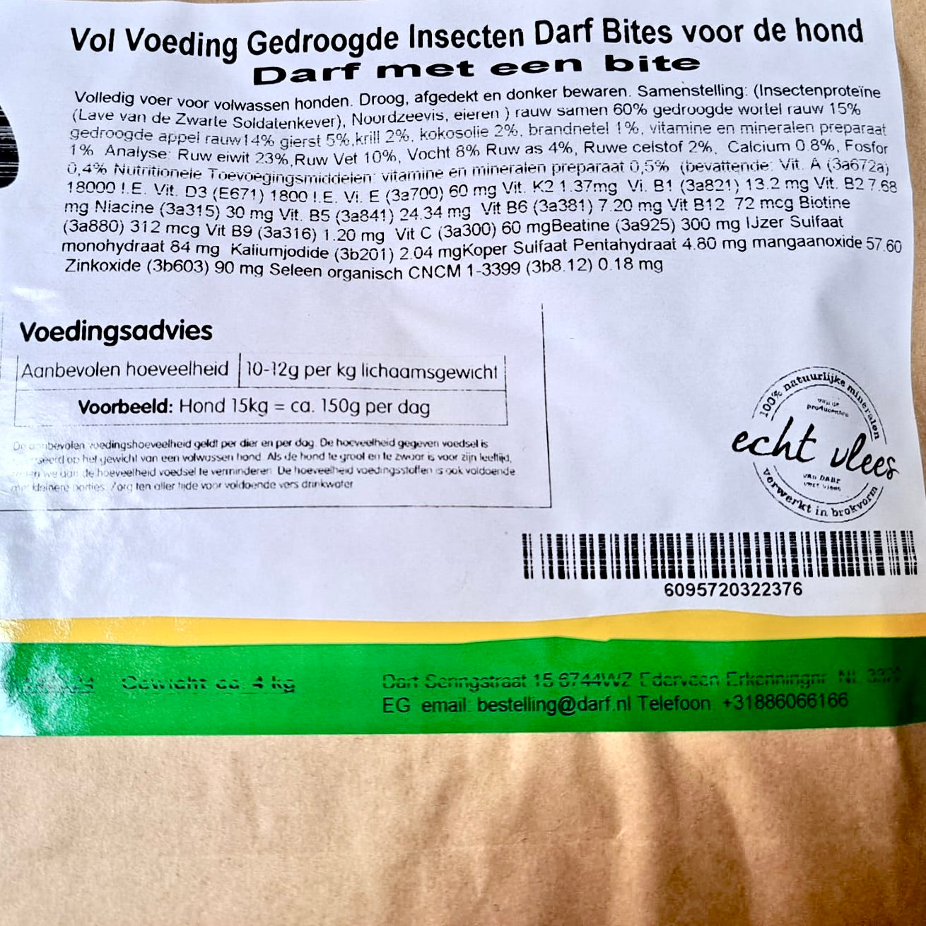 biologische hondenbrokken koudgeperst