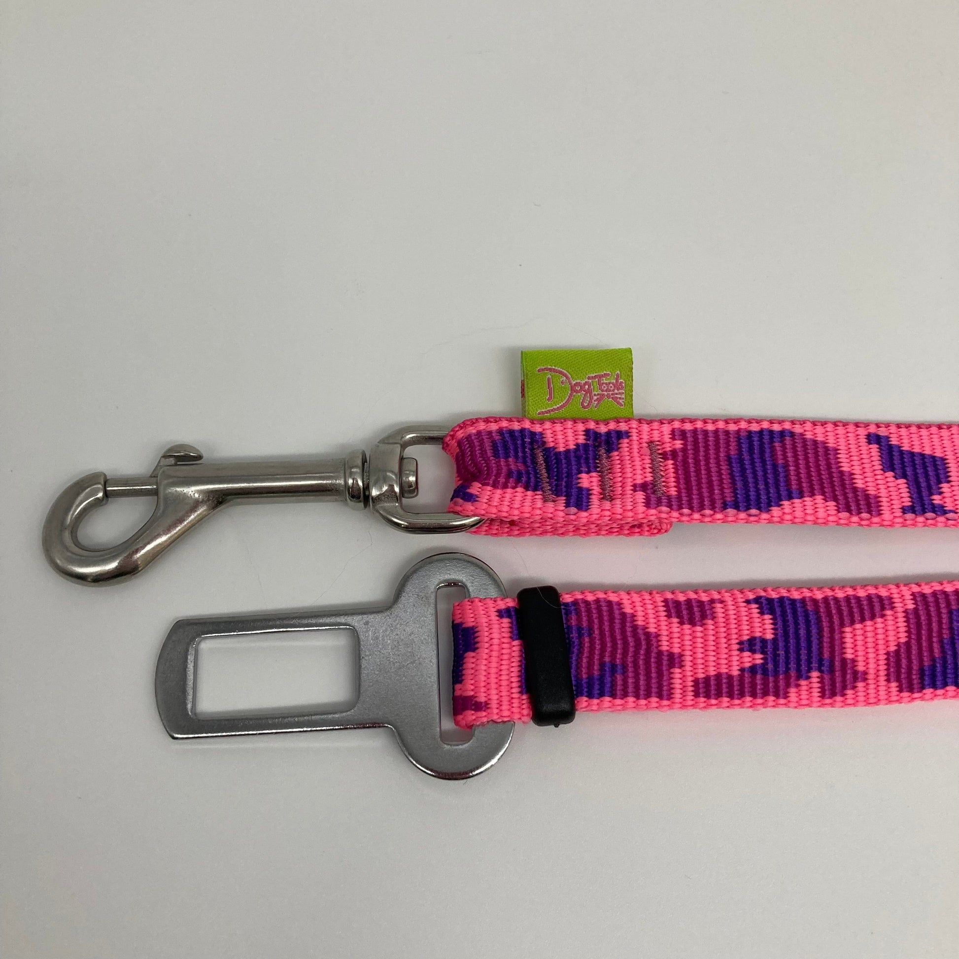 hondenbevestiging achterbank leger roze
