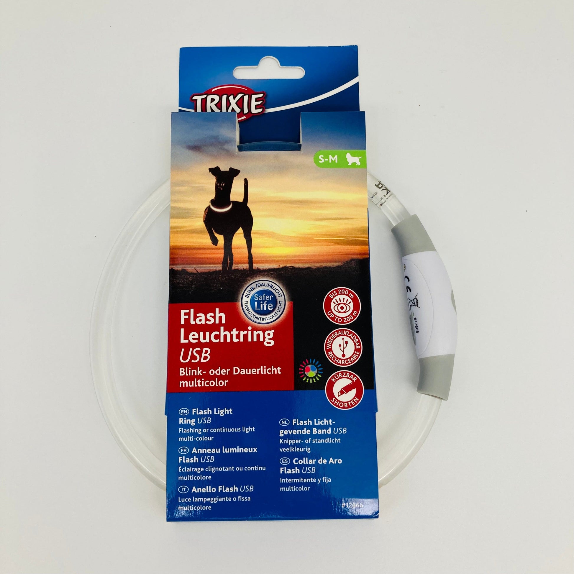 halsband hond trixie voor betere zichtbaarheid