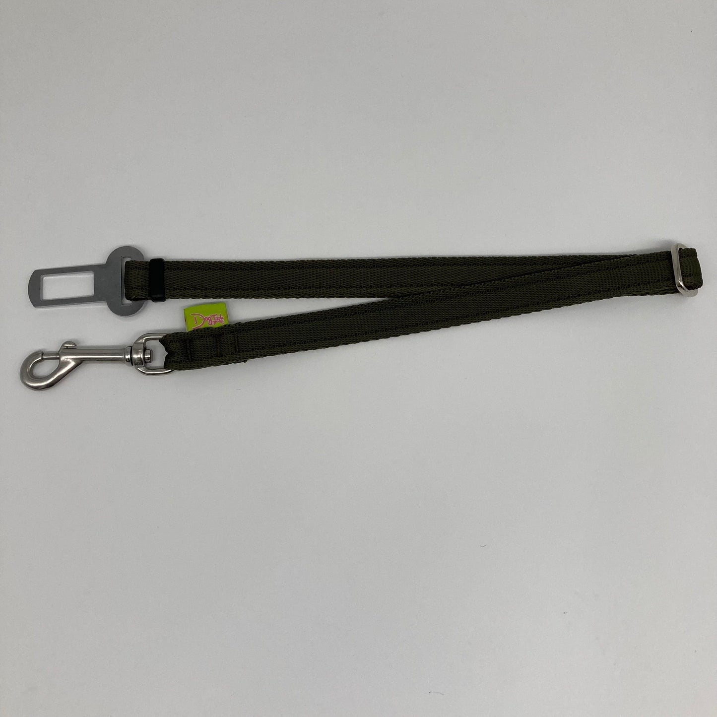 dogtools autogordel olijf groen