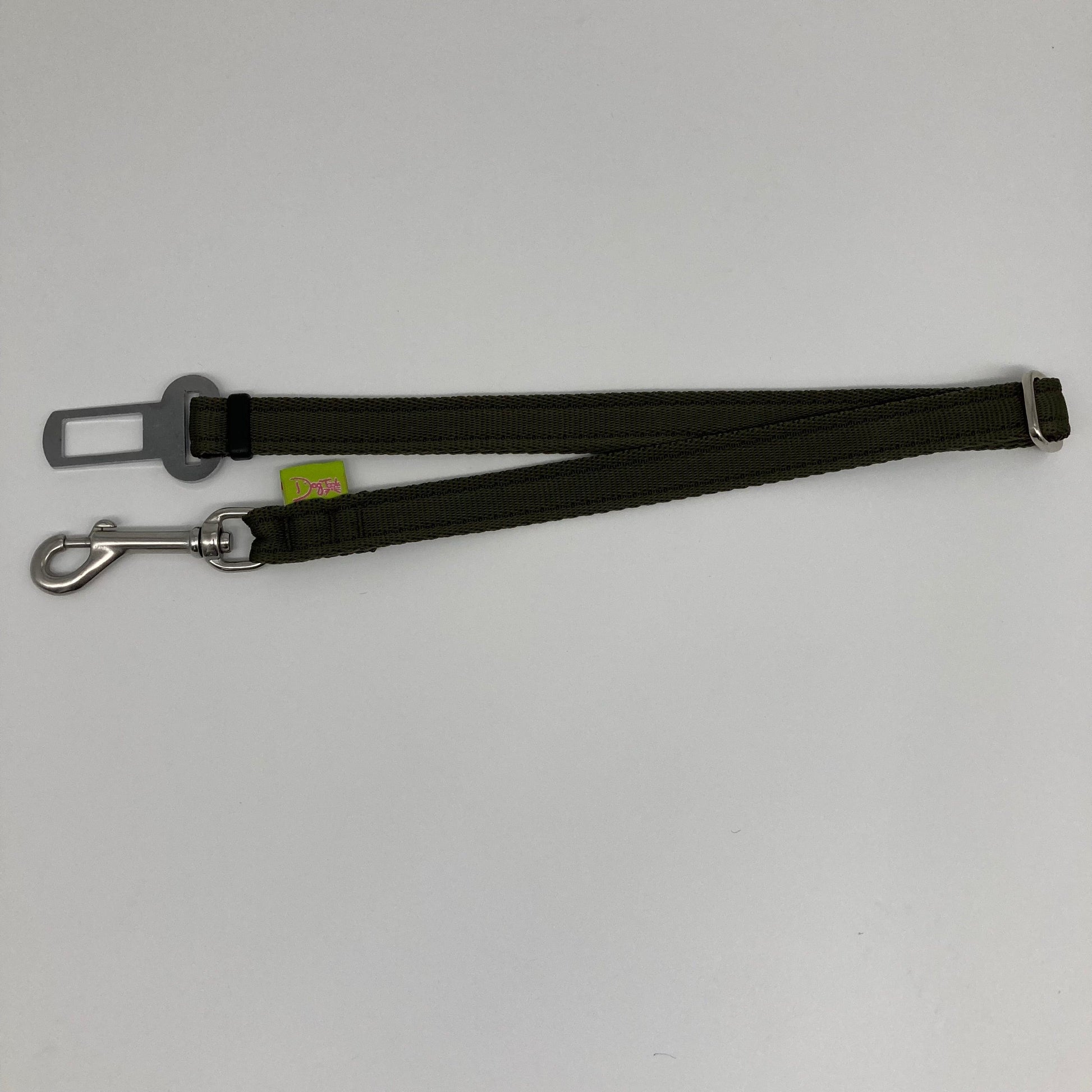 dogtools autogordel olijf groen