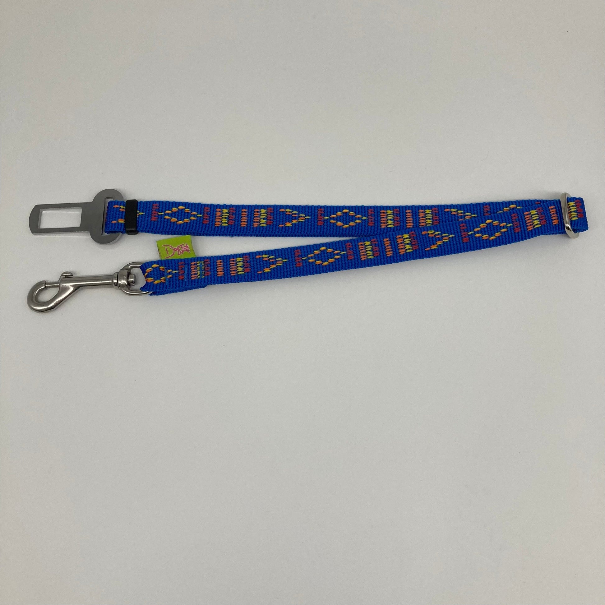 dogtools autogordel stitch blauw