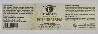 Potenbalsem 30g de Groene Os - Dog Guardian