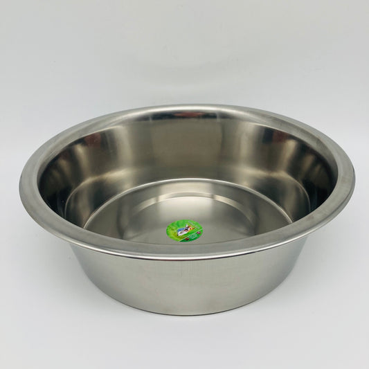 Stainless steel food and drink bowl