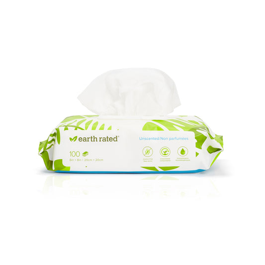 Earth rated cleaning wipes 100 pieces 