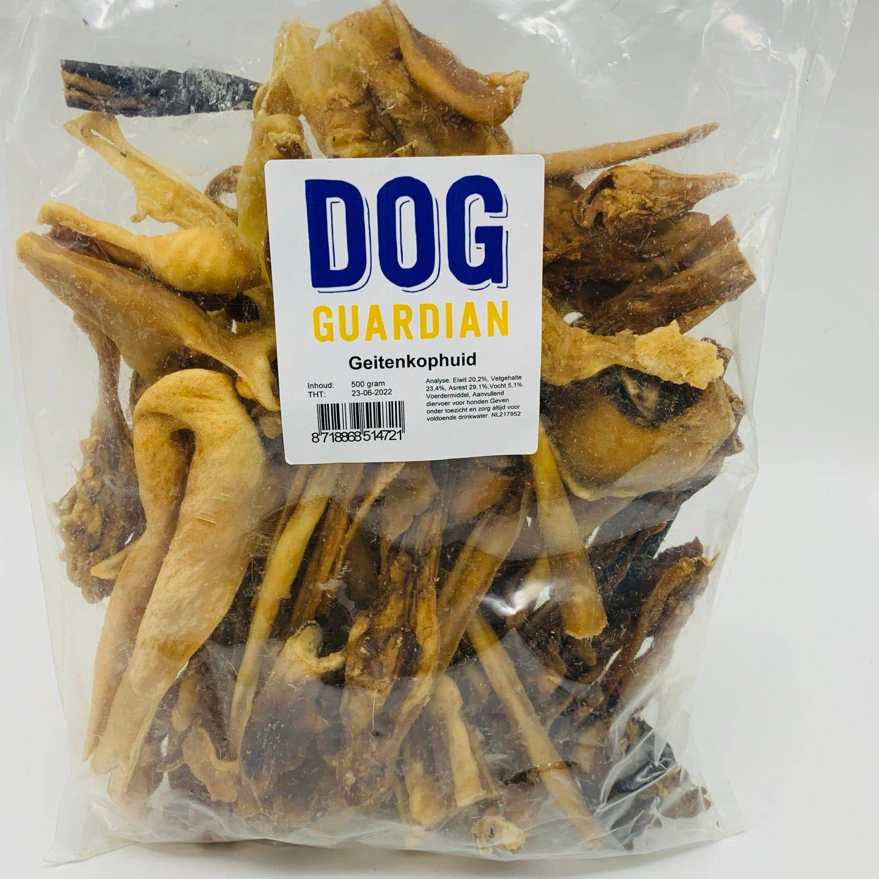 Geitenkophuid 100g/500g - Dog Guardian