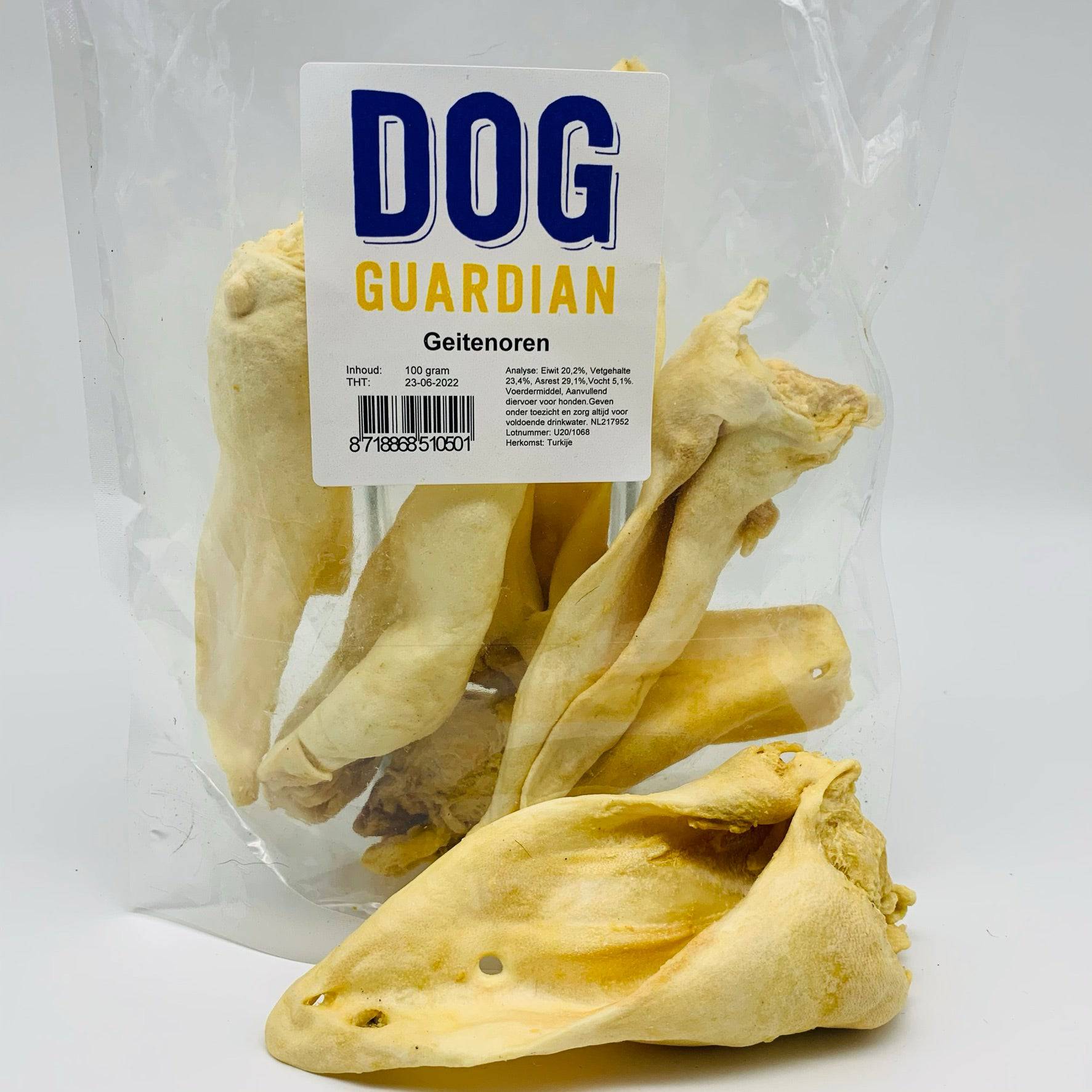 Geitenoren 100g/300g/1kg - Dog Guardian