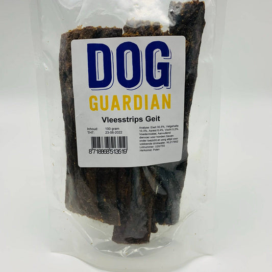 Geit Vleesstrips trainer 100g - Dog Guardian