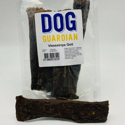 Geit Vleesstrips trainer 100g - Dog Guardian