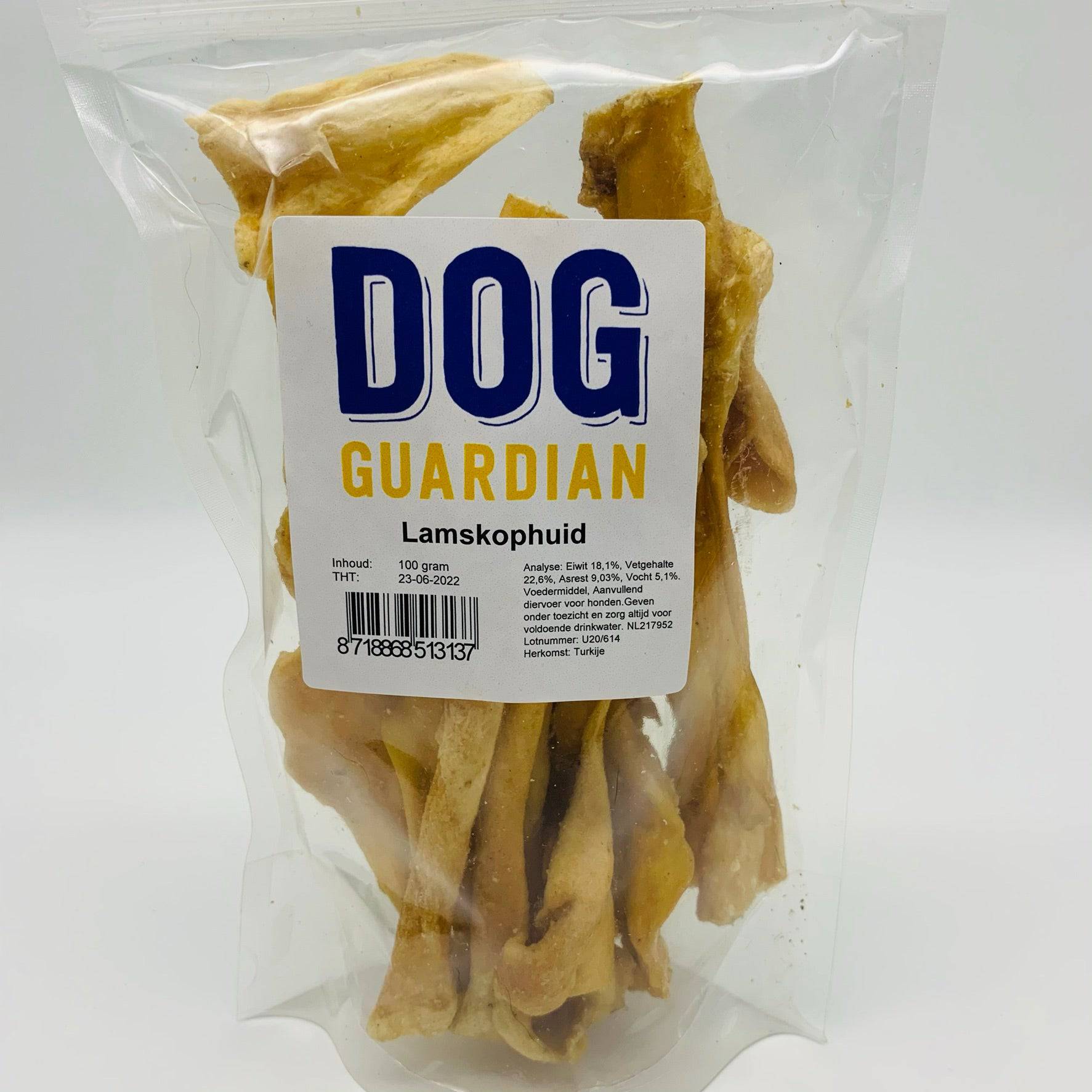 Lamskophuid 100g/500g - Dog Guardian