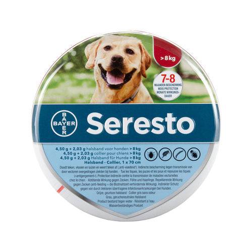 Seresto halsband tegen teken, vlooien en luizen - Dog Guardian